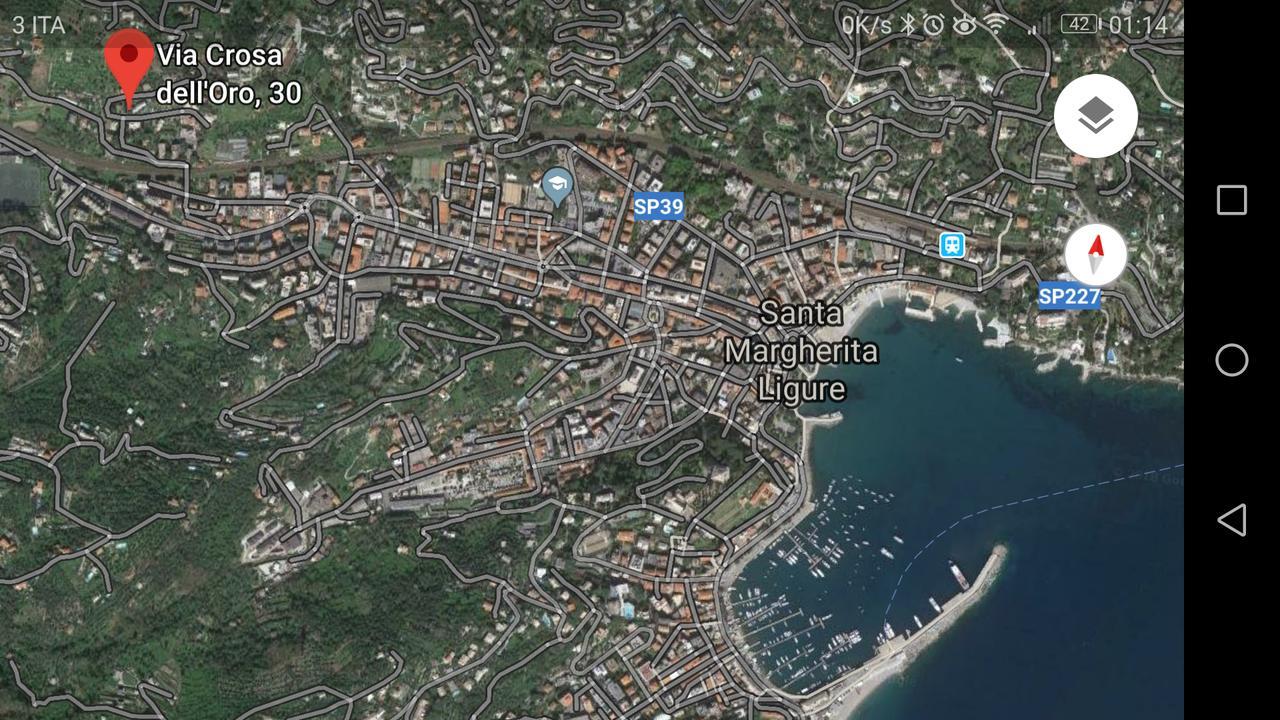 Apartmán Crosa Dell'Oro Santa Margherita Ligure Exteriér fotografie
